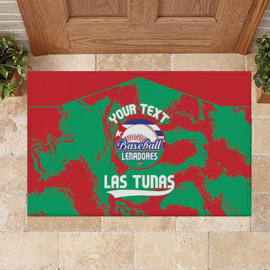 La Tunas 2025 Baseball Custom Rubber Doormat Cuba Go Champions
