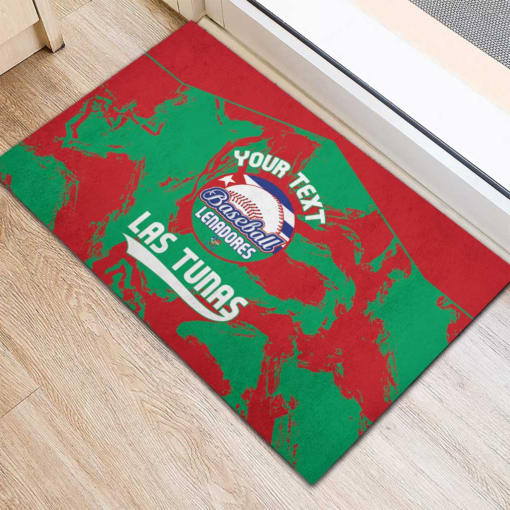 La Tunas 2025 Baseball Custom Rubber Doormat Cuba Go Champions