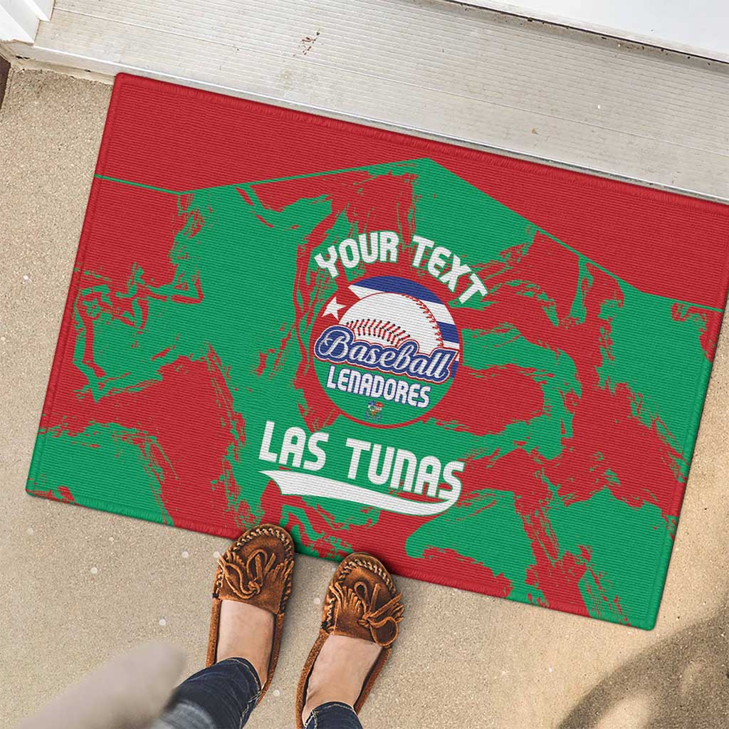 La Tunas 2025 Baseball Custom Rubber Doormat Cuba Go Champions