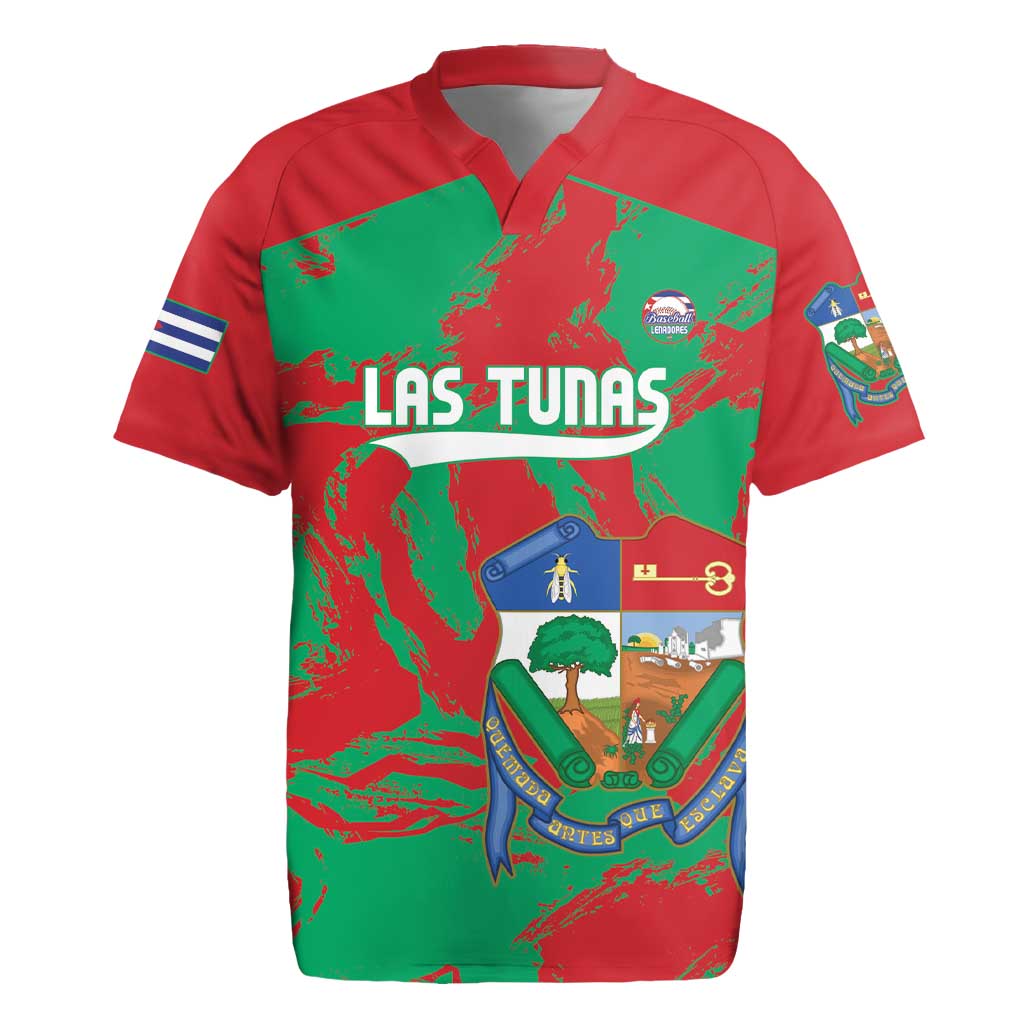 La Tunas 2025 Baseball Custom Rugby Jersey Cuba Go Champions