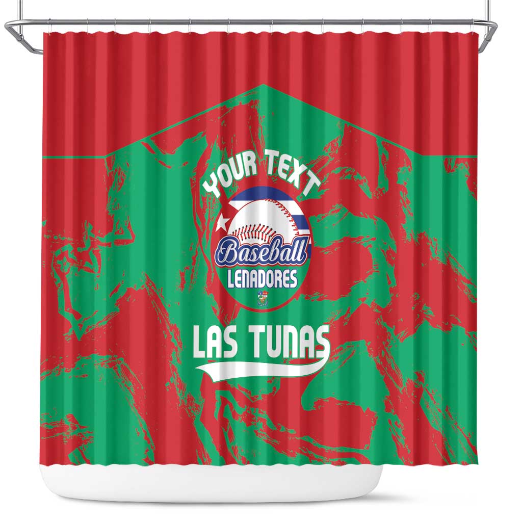 La Tunas 2025 Baseball Custom Shower Curtain Cuba Go Champions