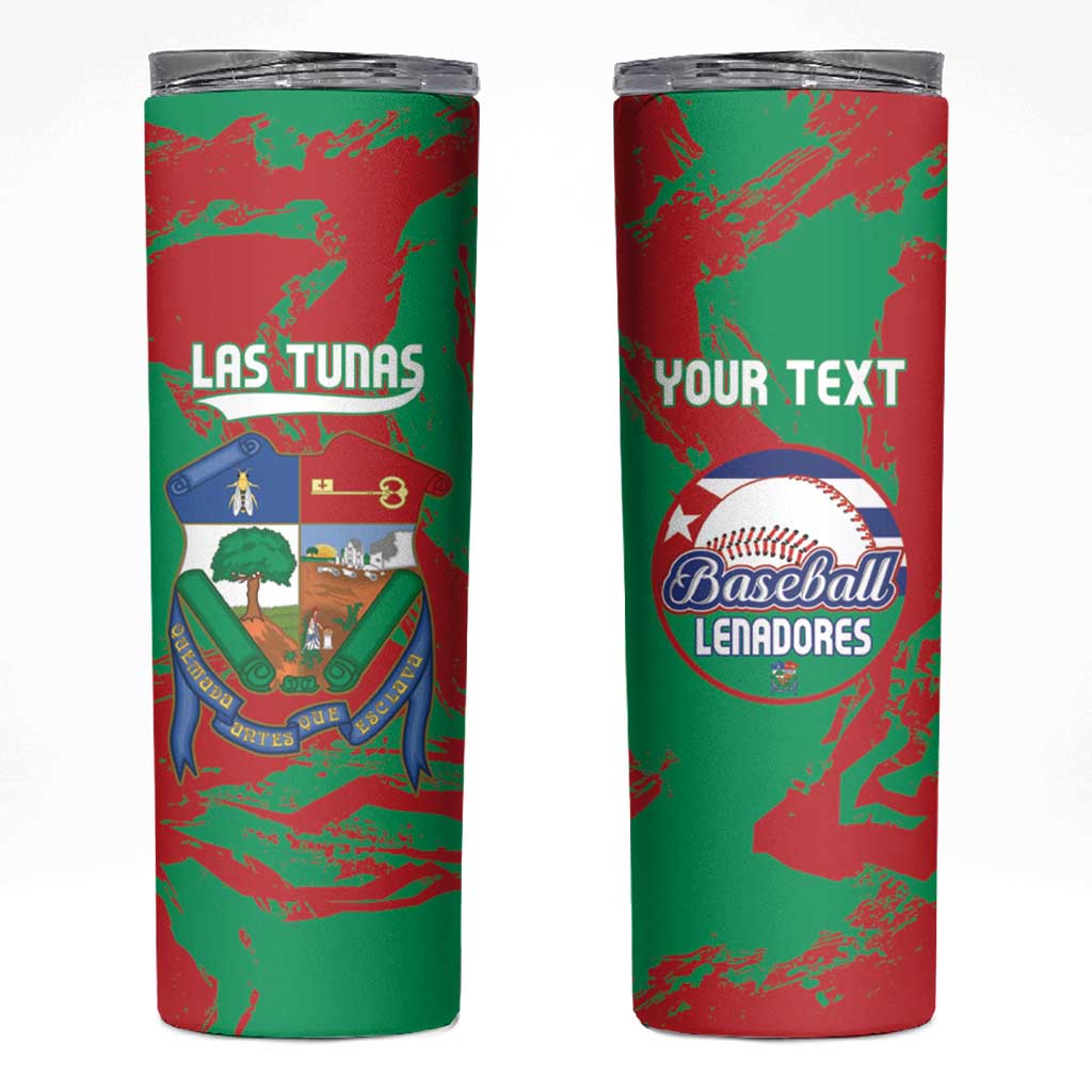 La Tunas 2025 Baseball Custom Skinny Tumbler Cuba Go Champions