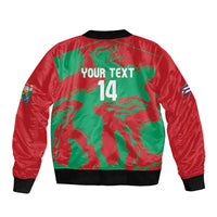 La Tunas 2025 Baseball Custom Sleeve Zip Bomber Jacket Cuba Go Champions