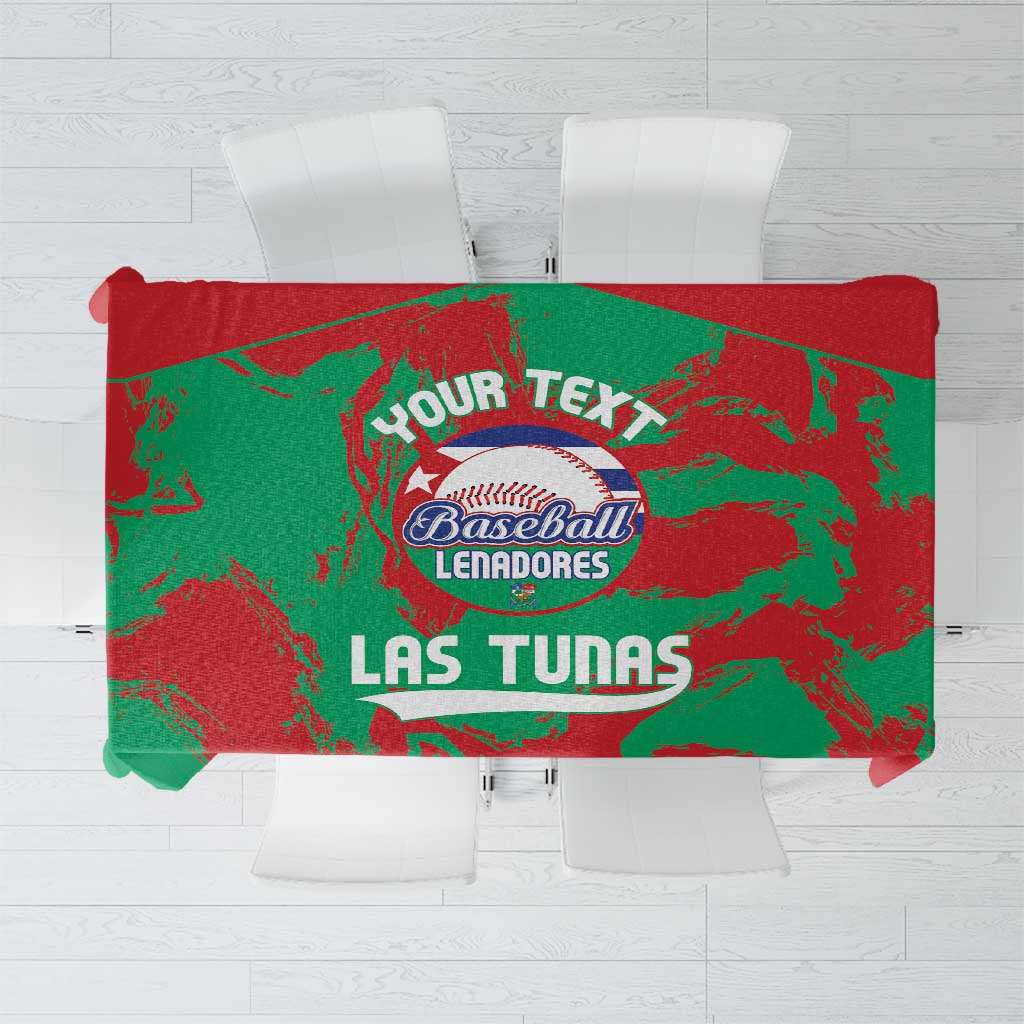 La Tunas 2025 Baseball Custom Tablecloth Cuba Go Champions