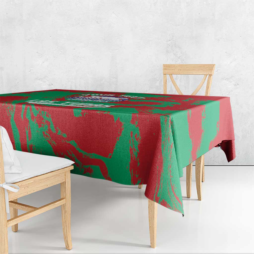La Tunas 2025 Baseball Custom Tablecloth Cuba Go Champions