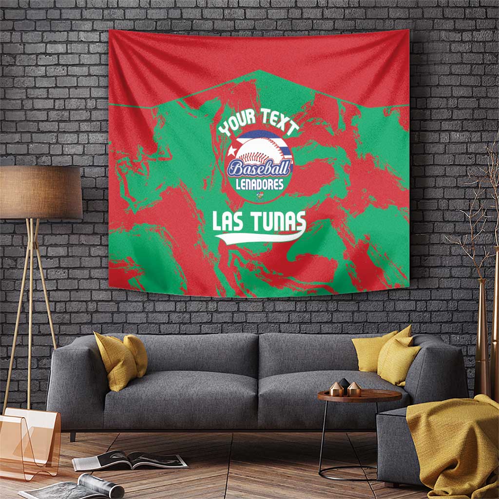La Tunas 2025 Baseball Custom Tapestry Cuba Go Champions