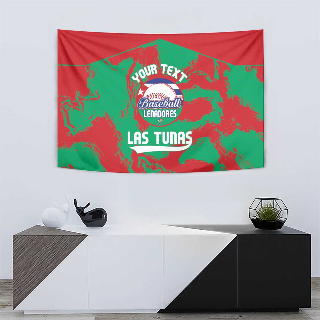 La Tunas 2025 Baseball Custom Tapestry Cuba Go Champions