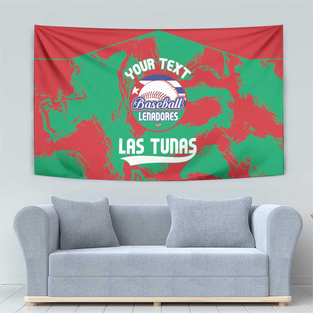 La Tunas 2025 Baseball Custom Tapestry Cuba Go Champions