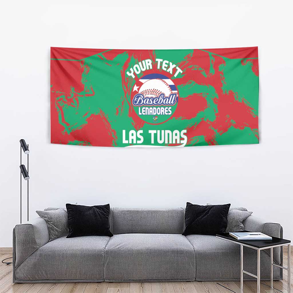 La Tunas 2025 Baseball Custom Tapestry Cuba Go Champions