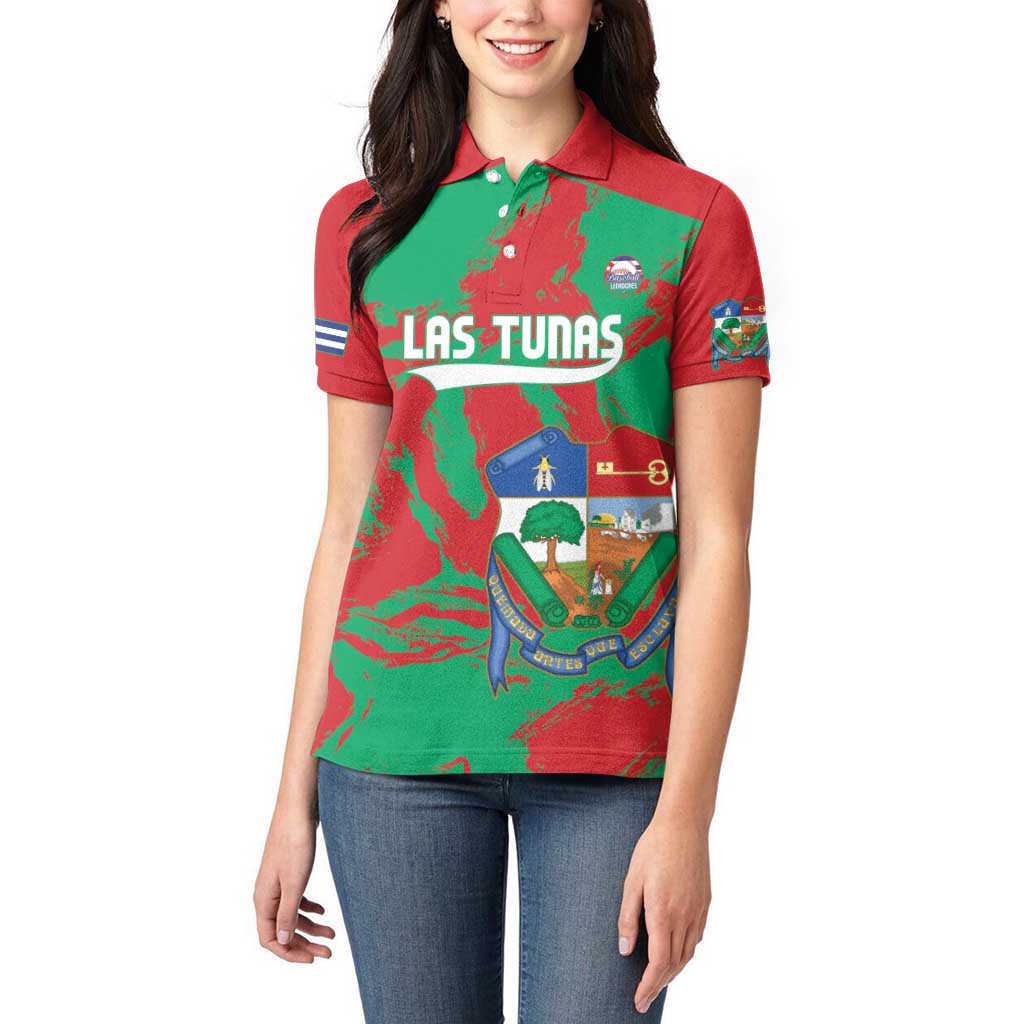 La Tunas 2025 Baseball Custom Women Polo Shirt Cuba Go Champions
