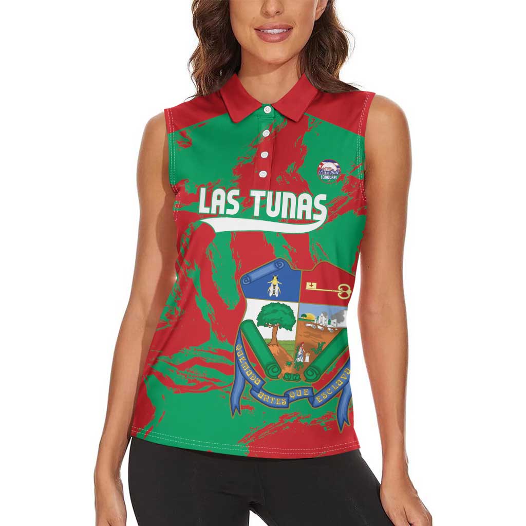 La Tunas 2025 Baseball Custom Women Sleeveless Polo Shirt Cuba Go Champions
