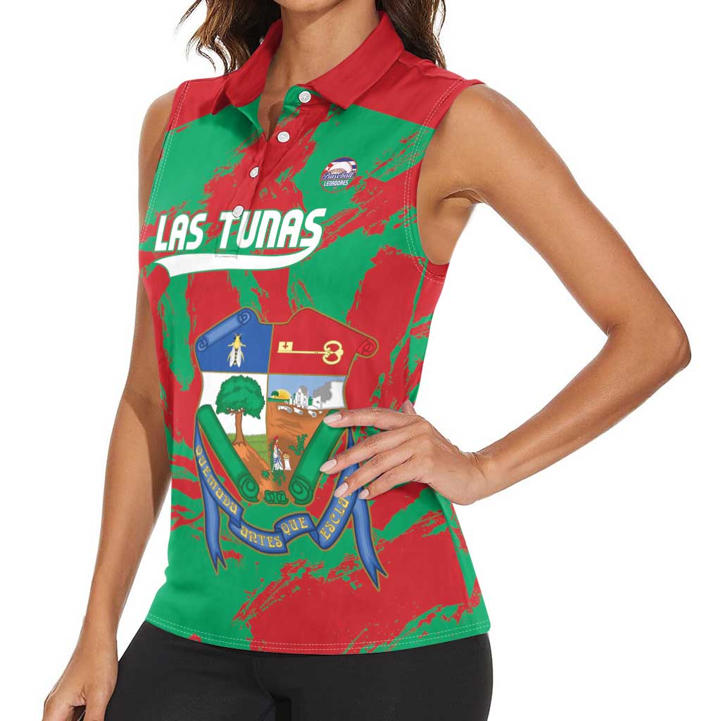 La Tunas 2025 Baseball Custom Women Sleeveless Polo Shirt Cuba Go Champions