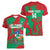 La Tunas 2025 Baseball Custom Women V-Neck T-Shirt Cuba Go Champions