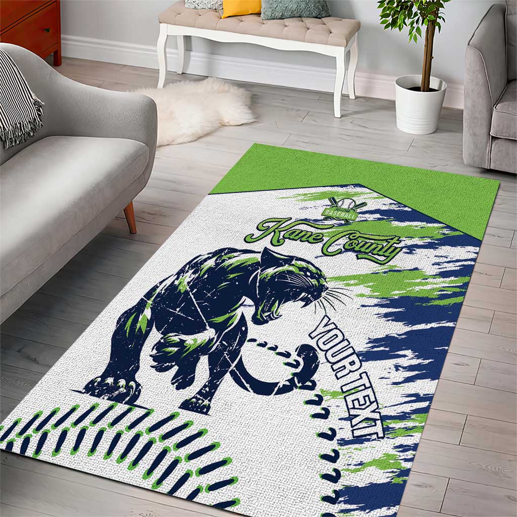 Kane County 2025 Baseball Custom Area Rug Come On Cougar