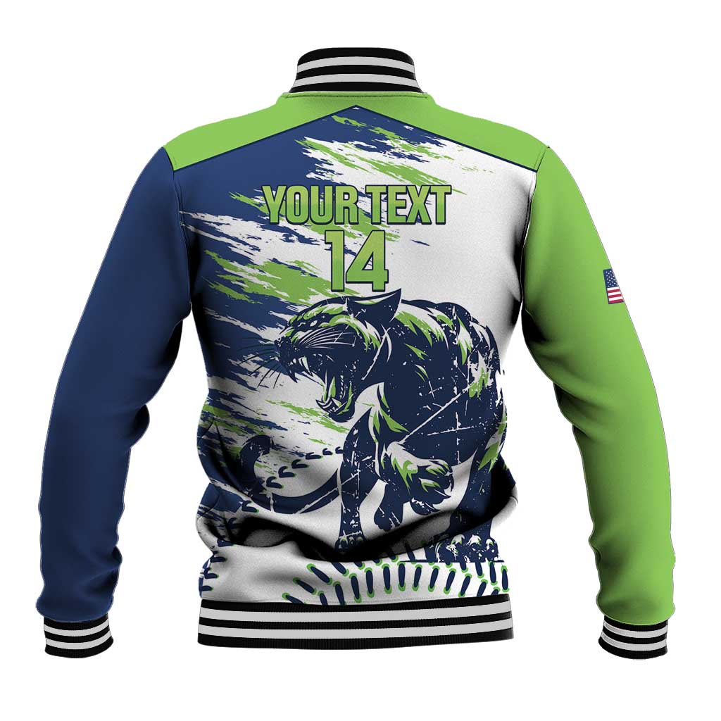 Kane County 2025 Baseball Custom Baseball Jacket Come On Cougar