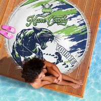 Kane County 2025 Baseball Custom Beach Blanket Come On Cougar