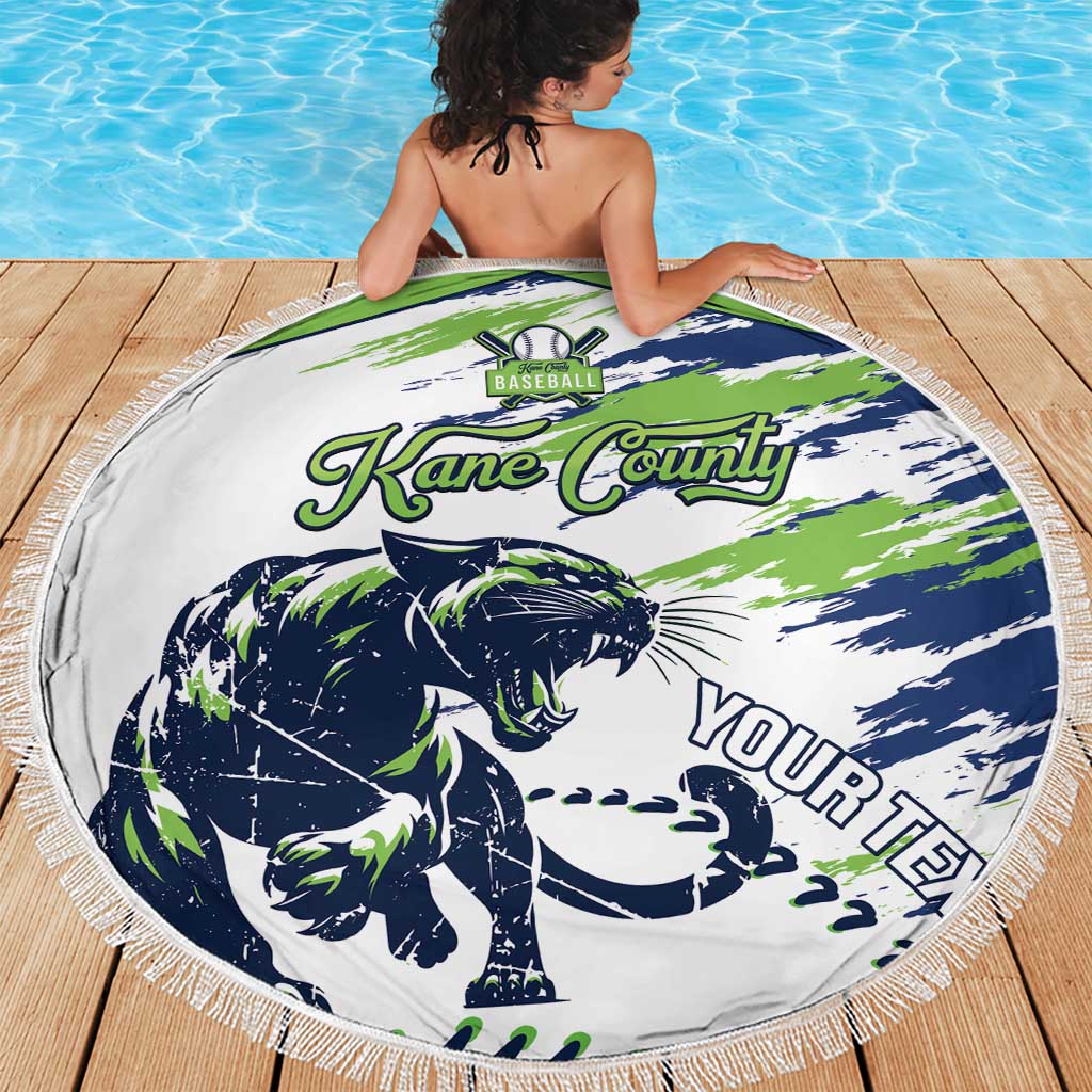 Kane County 2025 Baseball Custom Beach Blanket Come On Cougar