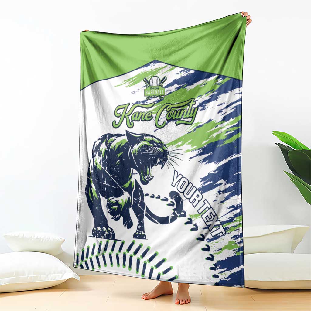 Kane County 2025 Baseball Custom Blanket Come On Cougar