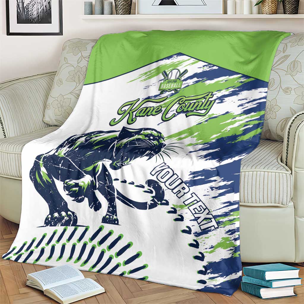 Kane County 2025 Baseball Custom Blanket Come On Cougar