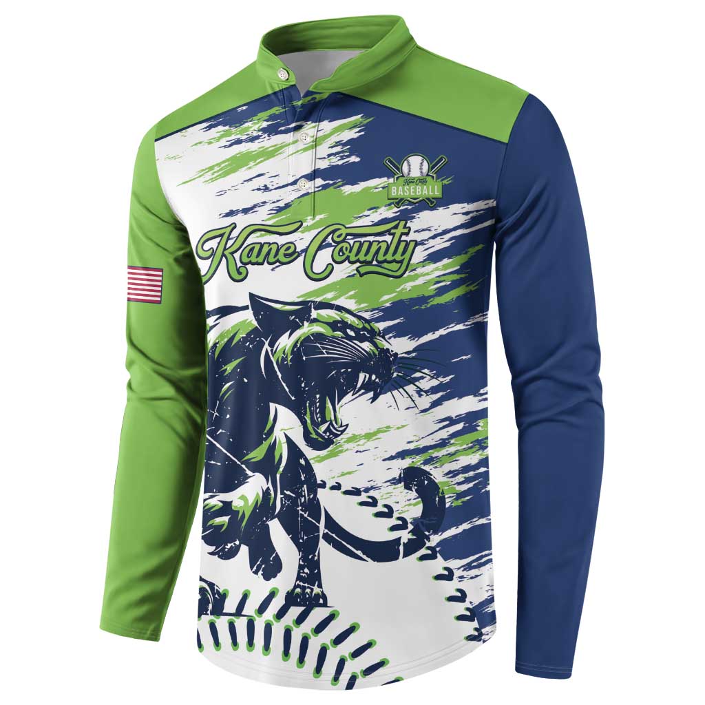 Kane County 2025 Baseball Custom Button Sweatshirt Come On Cougar