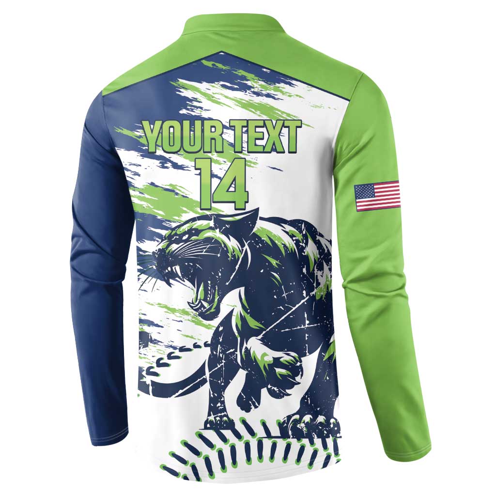 Kane County 2025 Baseball Custom Button Sweatshirt Come On Cougar