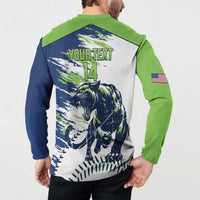 Kane County 2025 Baseball Custom Button Sweatshirt Come On Cougar