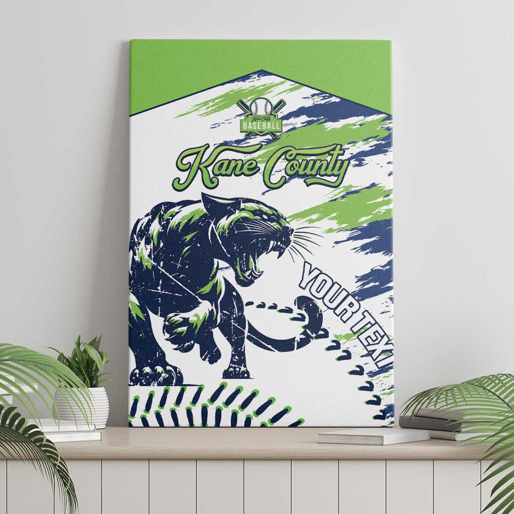 Kane County 2025 Baseball Custom Canvas Wall Art Come On Cougar