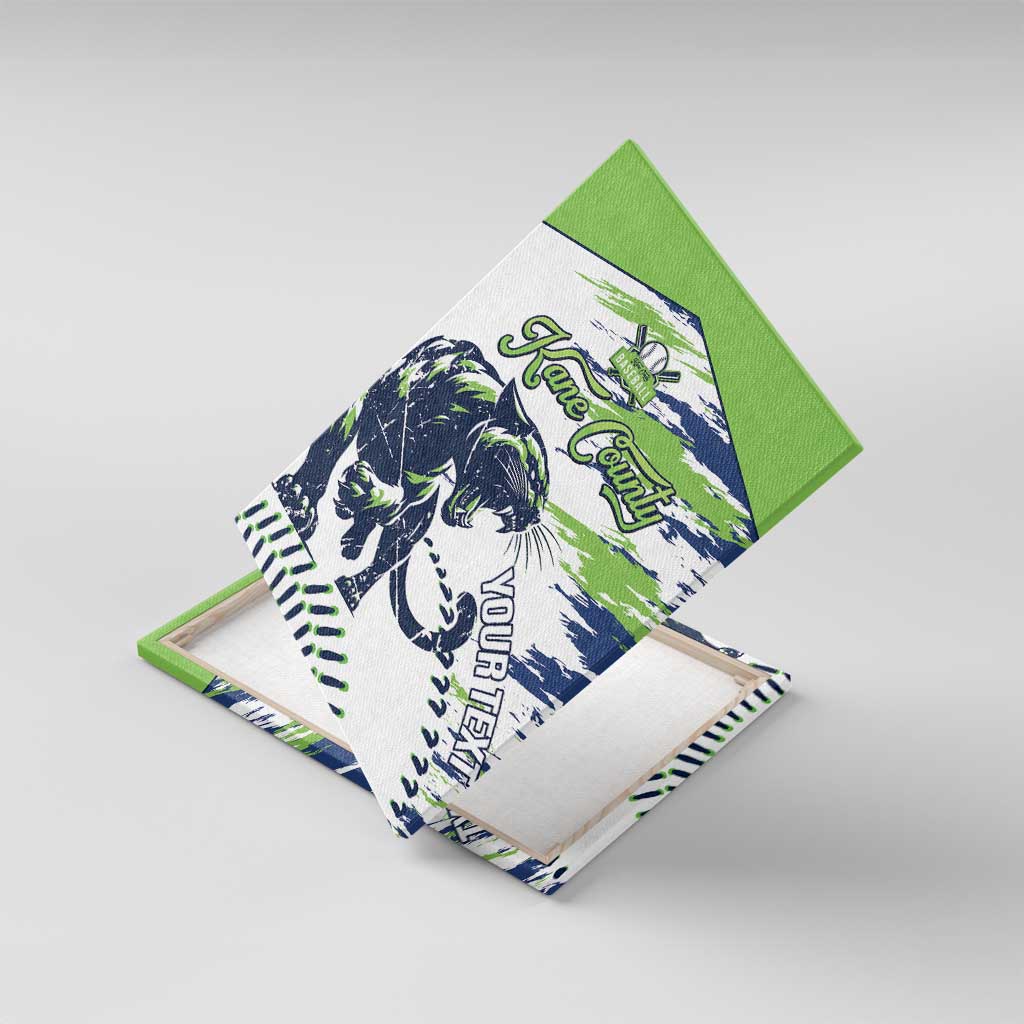 Kane County 2025 Baseball Custom Canvas Wall Art Come On Cougar