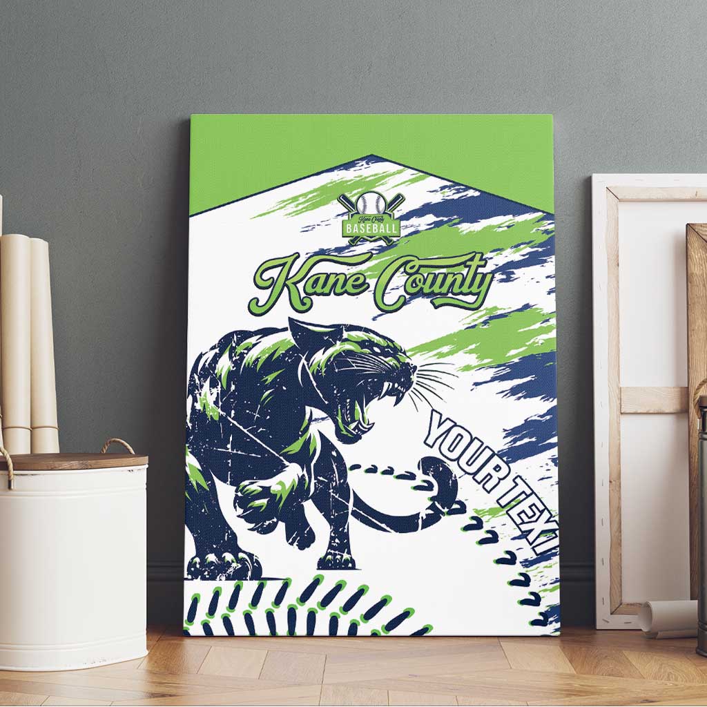 Kane County 2025 Baseball Custom Canvas Wall Art Come On Cougar