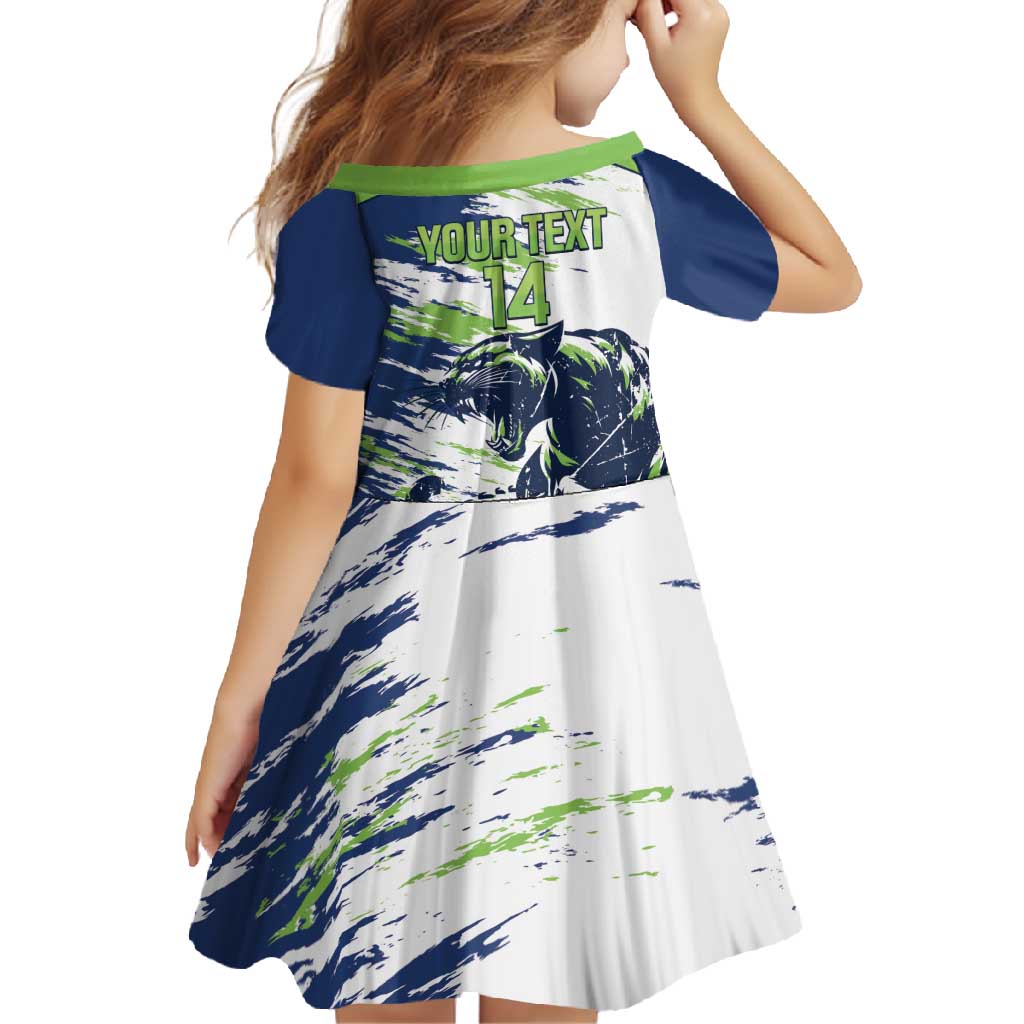 Kane County 2025 Baseball Custom Family Matching Off Shoulder Maxi Dress and Hawaiian Shirt Come On Cougar