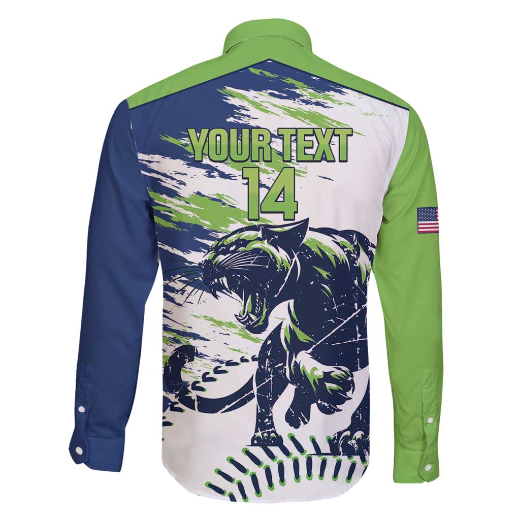 Kane County 2025 Baseball Custom Family Matching Puletasi and Hawaiian Shirt Come On Cougar