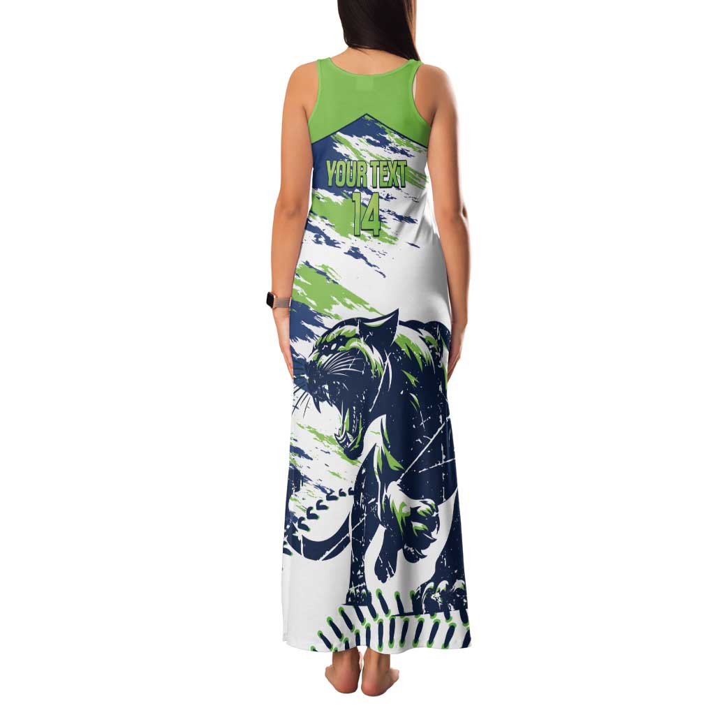 Kane County 2025 Baseball Custom Family Matching Tank Maxi Dress and Hawaiian Shirt Come On Cougar