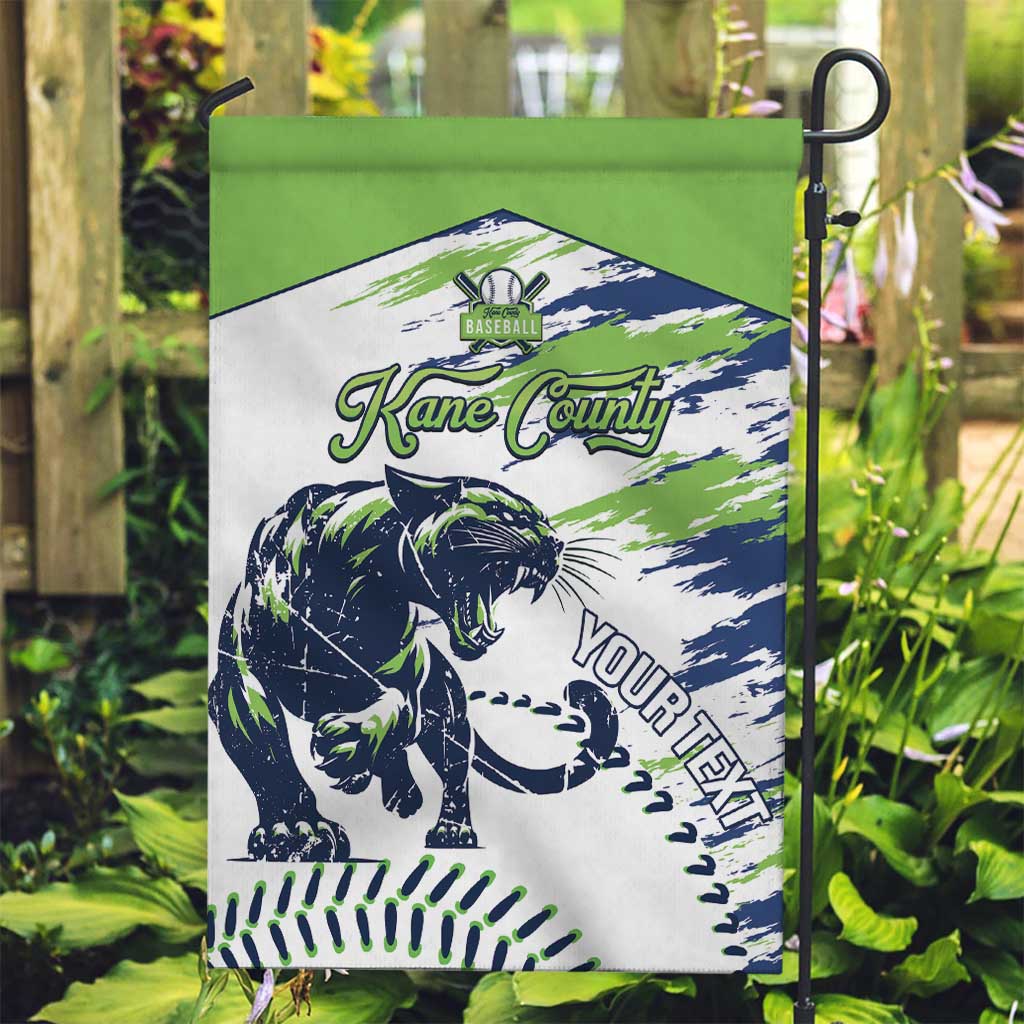 Kane County 2025 Baseball Custom Garden Flag Come On Cougar