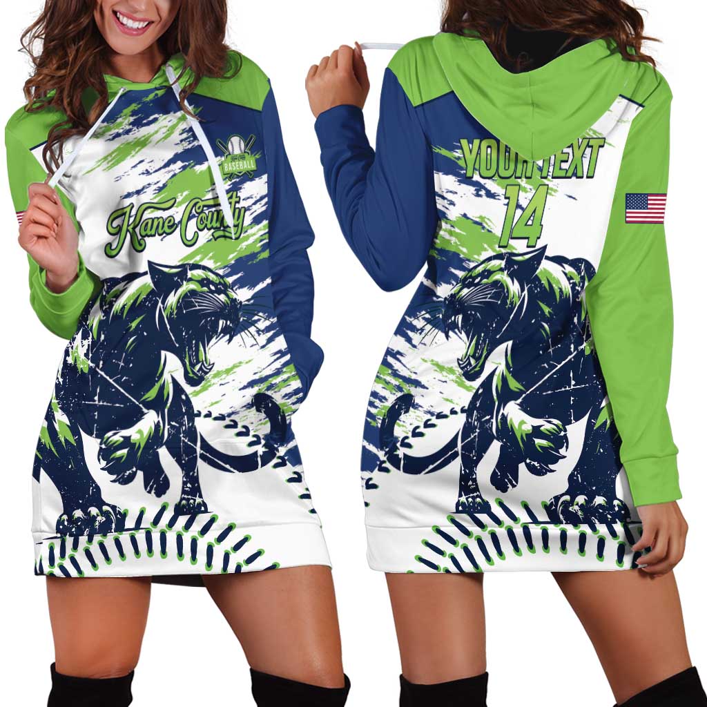 Kane County 2025 Baseball Custom Hoodie Dress Come On Cougar
