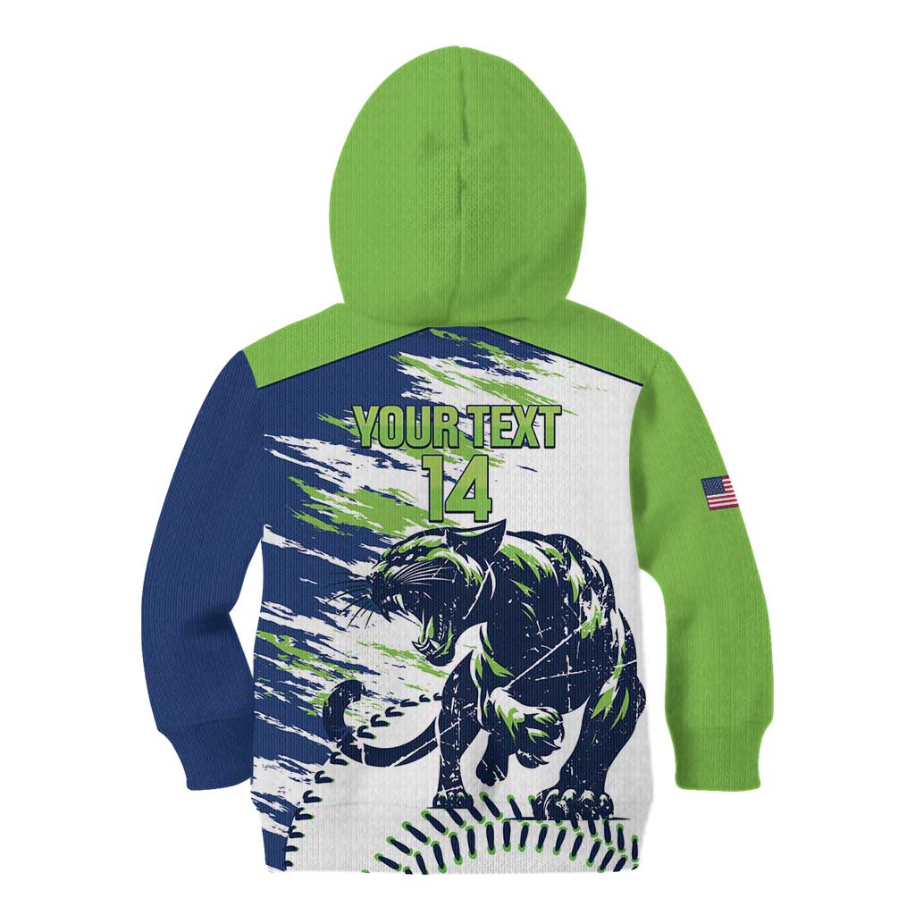 Kane County 2025 Baseball Custom Kid Hoodie Come On Cougar