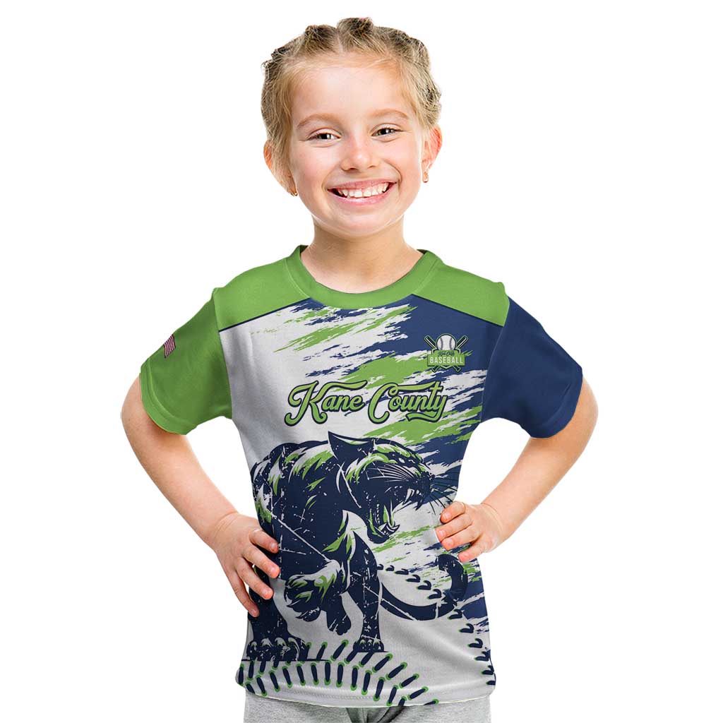 Kane County 2025 Baseball Custom Kid T Shirt Come On Cougar