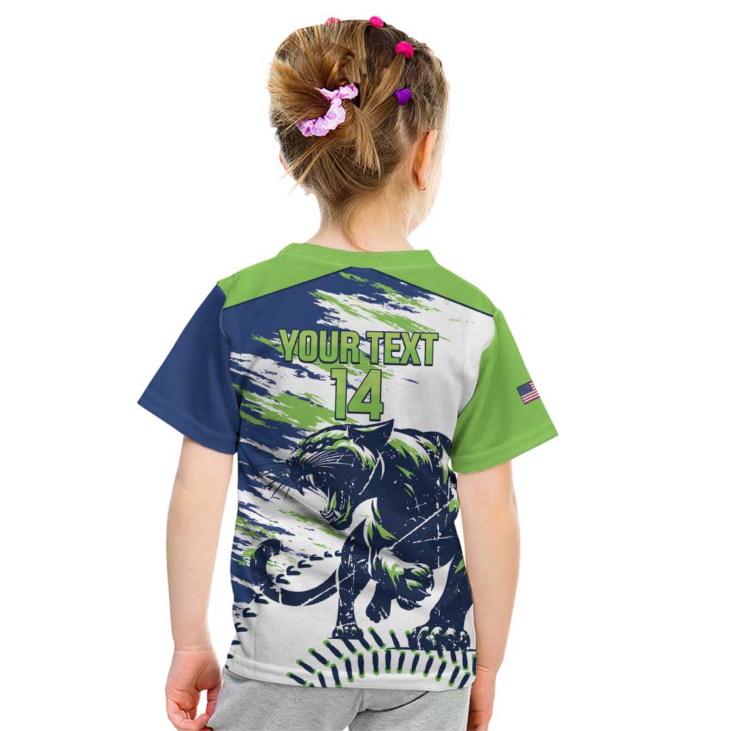 Kane County 2025 Baseball Custom Kid T Shirt Come On Cougar