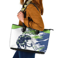 Kane County 2025 Baseball Custom Leather Tote Bag Come On Cougar