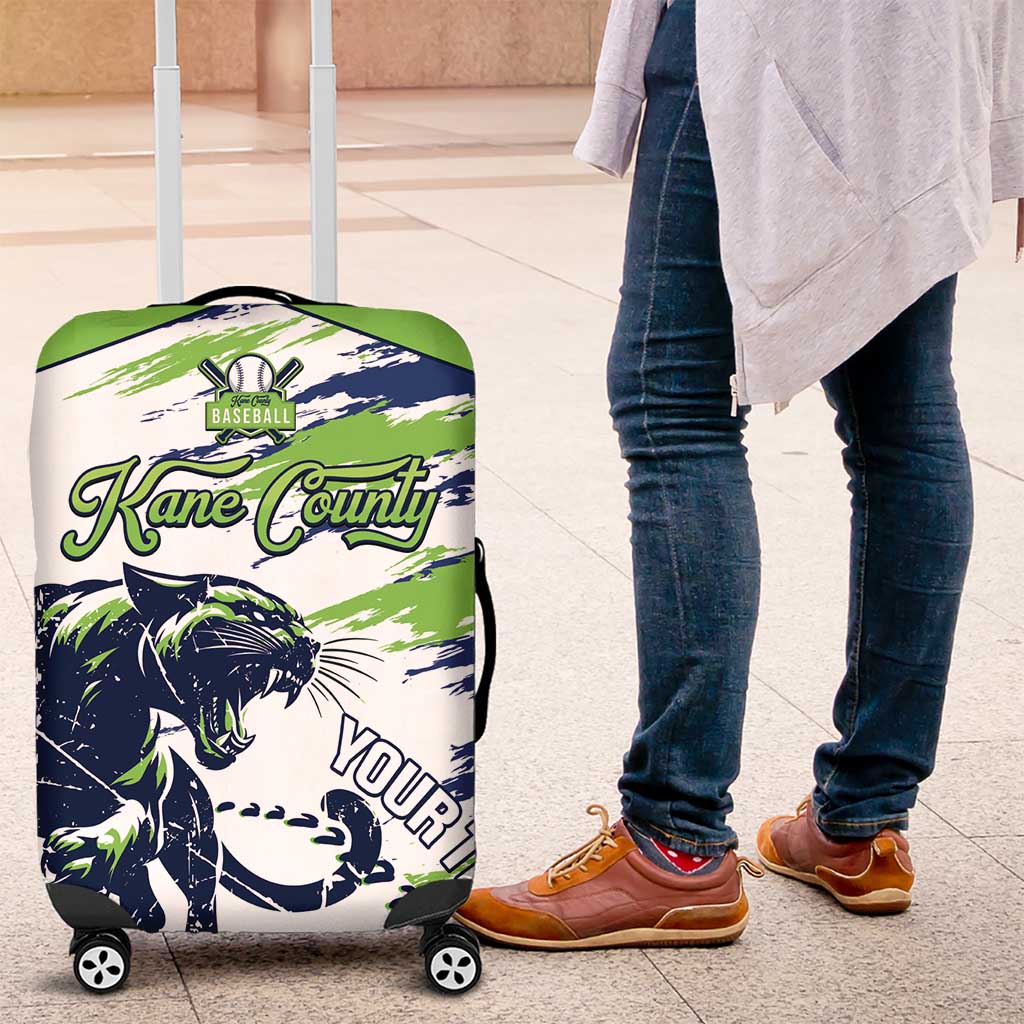 Kane County 2025 Baseball Custom Luggage Cover Come On Cougar