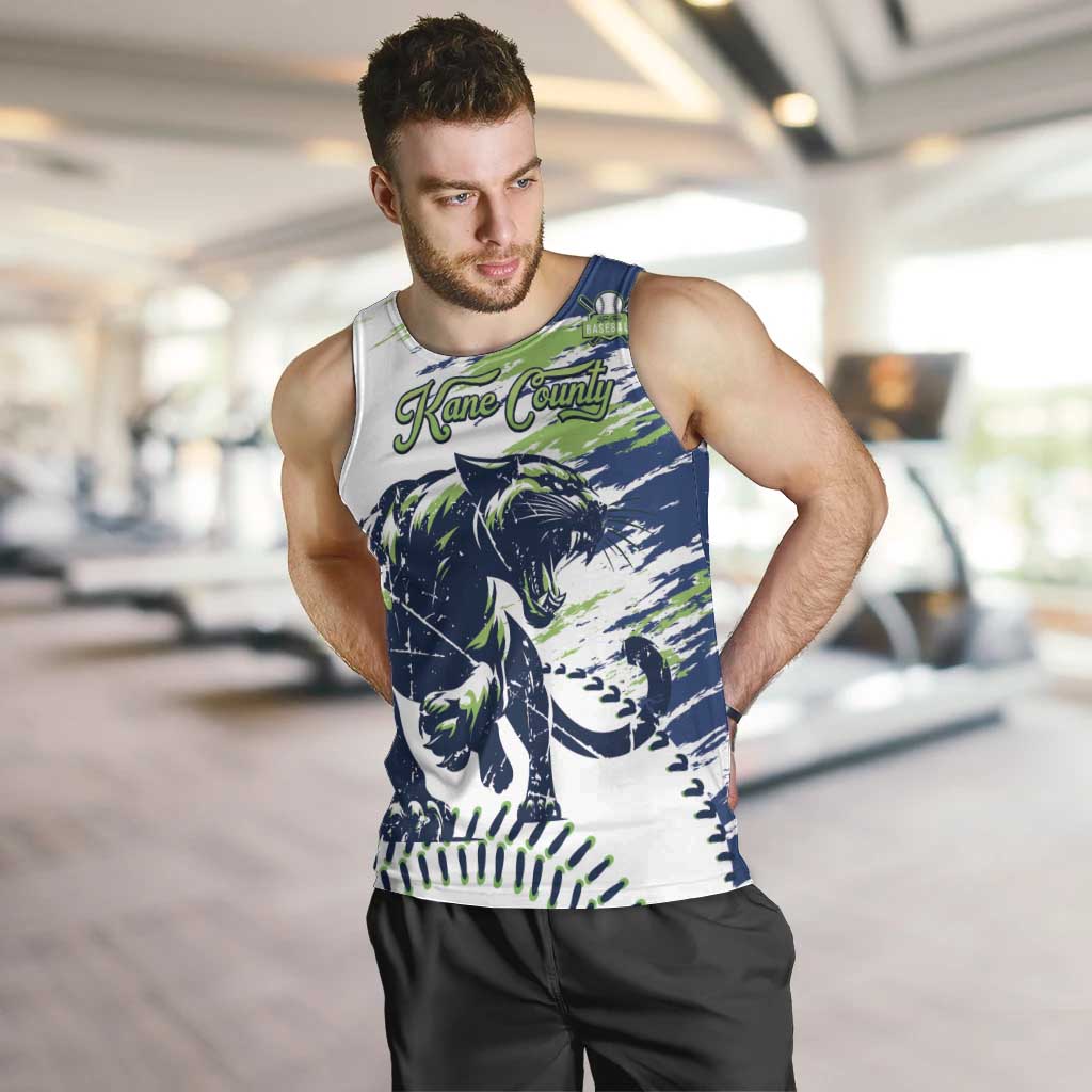 Kane County 2025 Baseball Custom Men Tank Top Come On Cougar