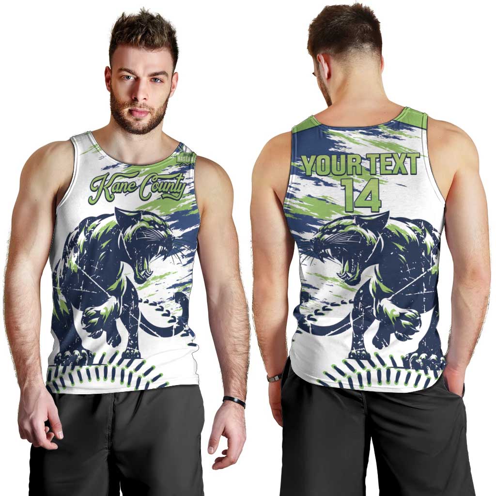 Kane County 2025 Baseball Custom Men Tank Top Come On Cougar