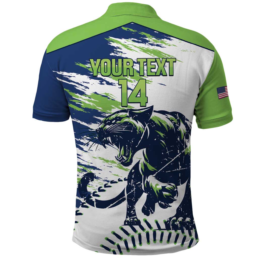 Kane County 2025 Baseball Custom Polo Shirt Come On Cougar