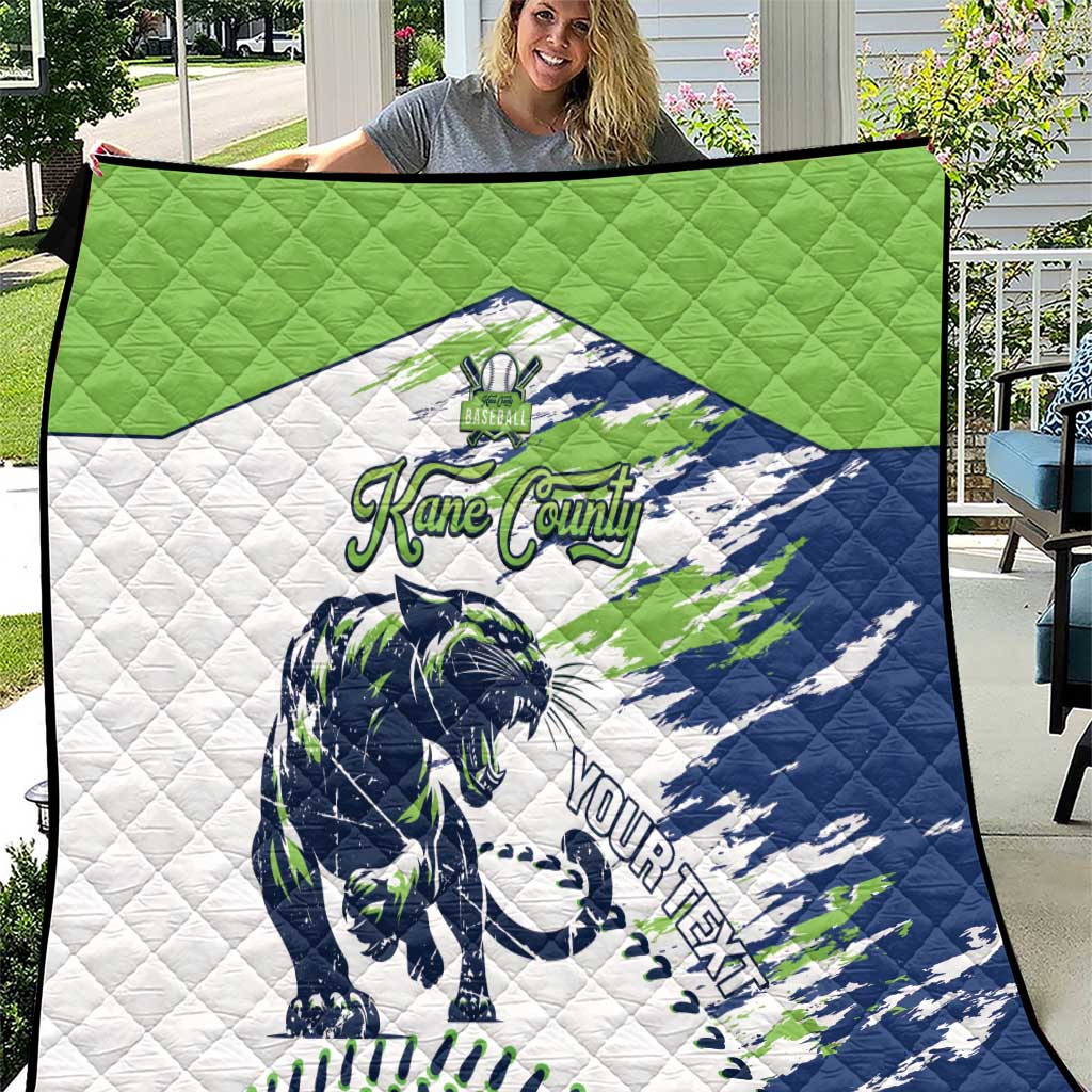 Kane County 2025 Baseball Custom Quilt Come On Cougar