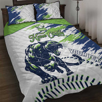 Kane County 2025 Baseball Custom Quilt Bed Set Come On Cougar