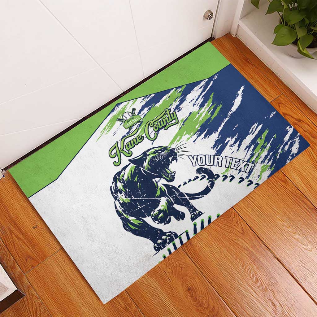 Kane County 2025 Baseball Custom Rubber Doormat Come On Cougar