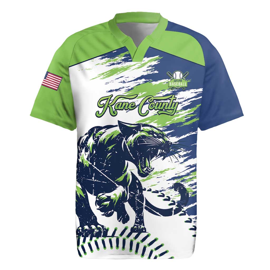 Kane County 2025 Baseball Custom Rugby Jersey Come On Cougar