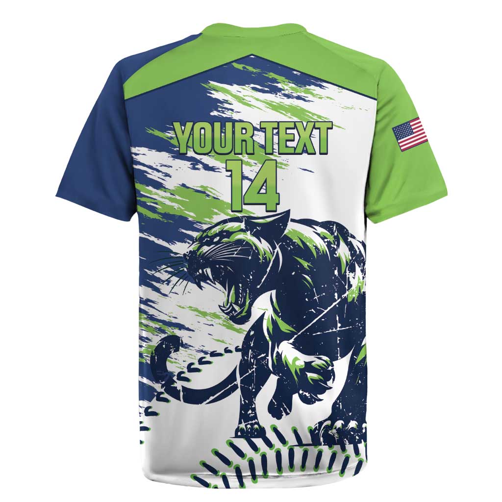 Kane County 2025 Baseball Custom Rugby Jersey Come On Cougar