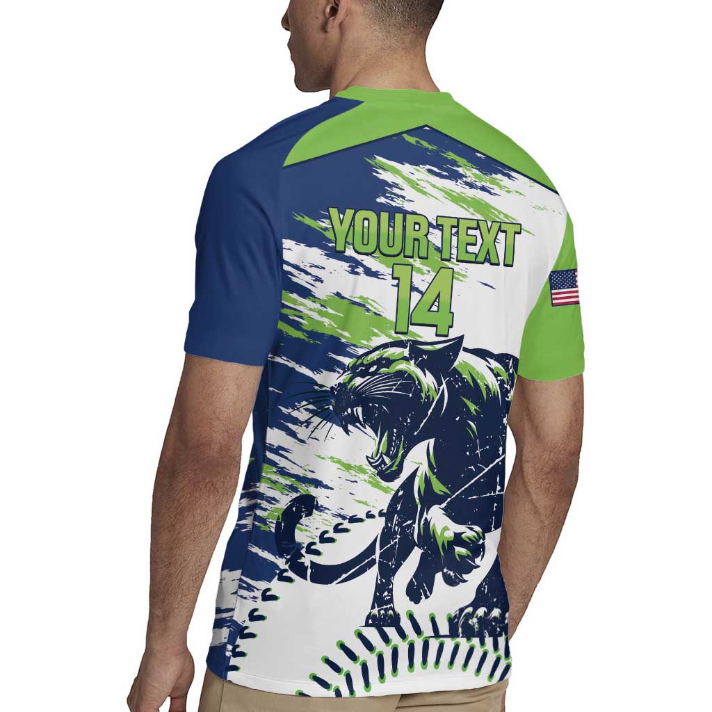 Kane County 2025 Baseball Custom Rugby Jersey Come On Cougar