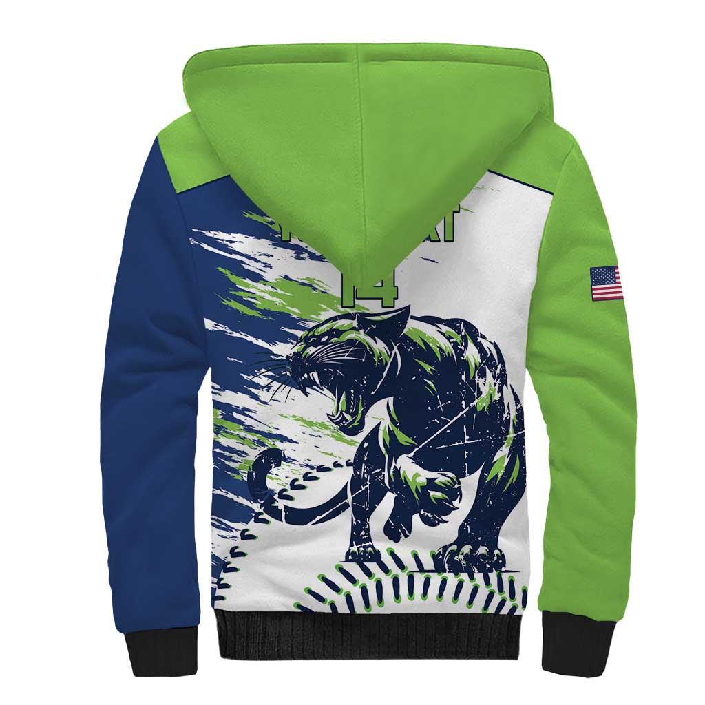 Kane County 2025 Baseball Custom Sherpa Hoodie Come On Cougar