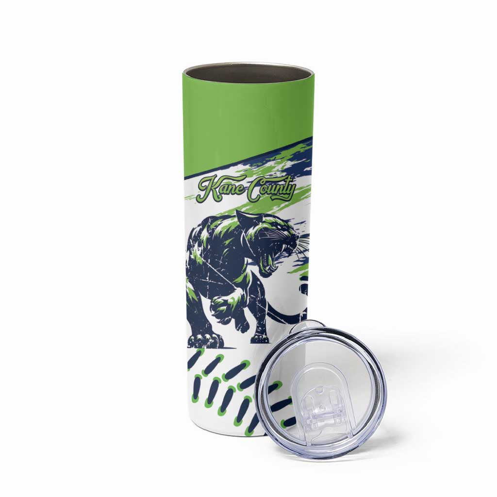 Kane County 2025 Baseball Custom Skinny Tumbler Come On Cougar